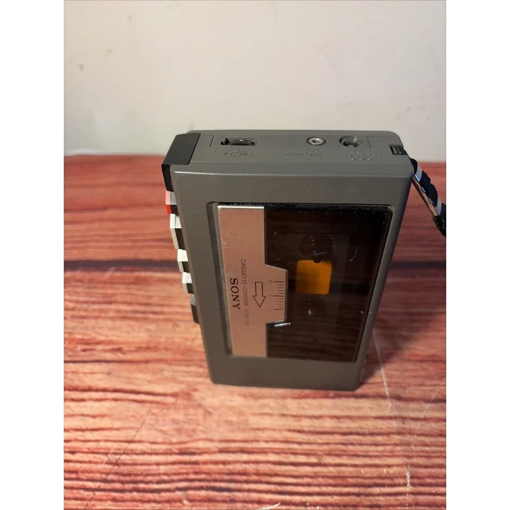 Vintage SONY TCM-131 Portable Cassette-Corder - Parts/Repair